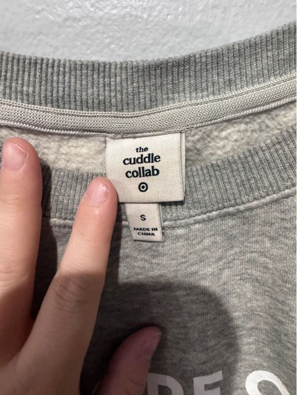 Cuddle collab dog person crewneck size small - Picture 2 of 5